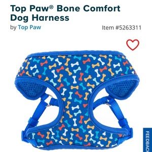 Top Paw Bone Comfort Dog Harness